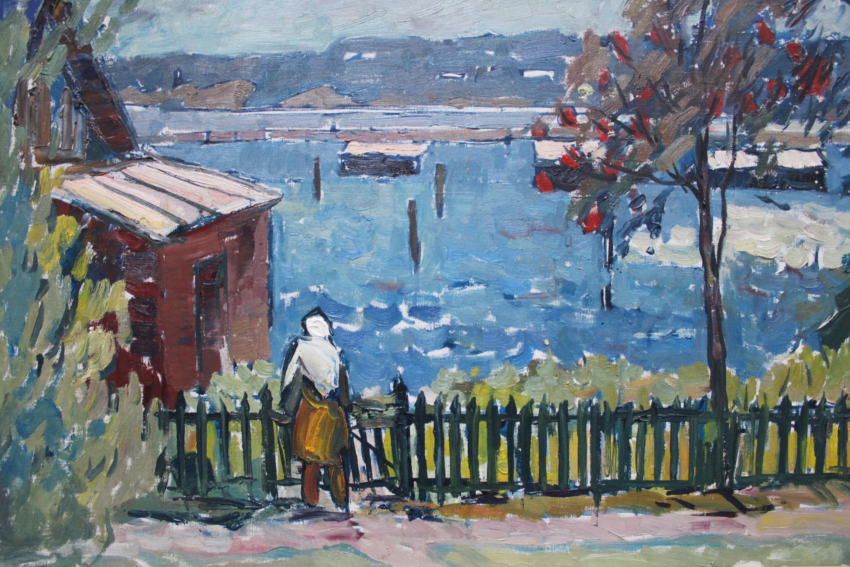 Dontsov Alemán (1916. Saratow, Rusia - 2001. Riga, Letonia) 

          Su carrera profesional comenzó en la Escuela de Arte de Astracán (1934 - 1939) y continuó en el Instituto de Arte Harkow, departamento de Pintura (1939 - 1940).
          En