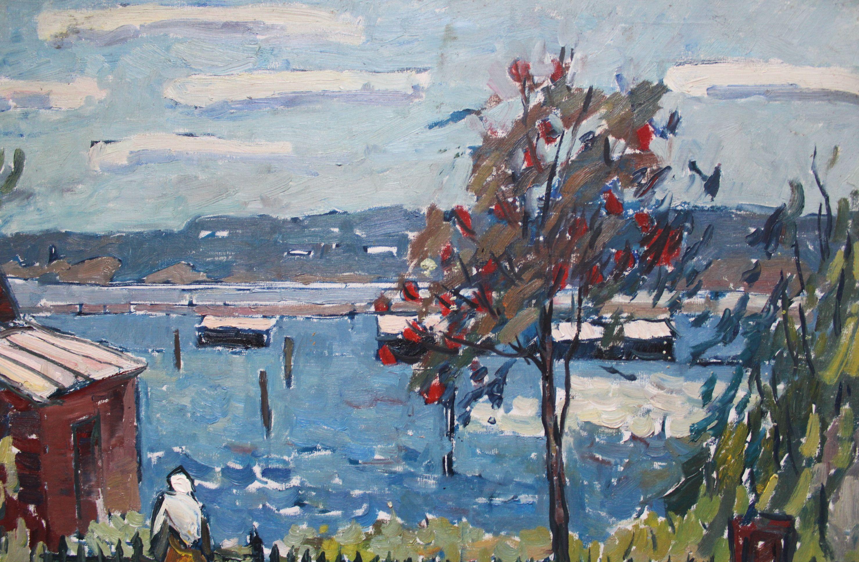 Lielupe. óleo sobre lienzo, 54x74 cm en venta 1