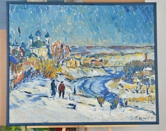 Ciudad de Mcensk. Por Herman Doncov. Óleo sobre lienzo, 81x100 cm