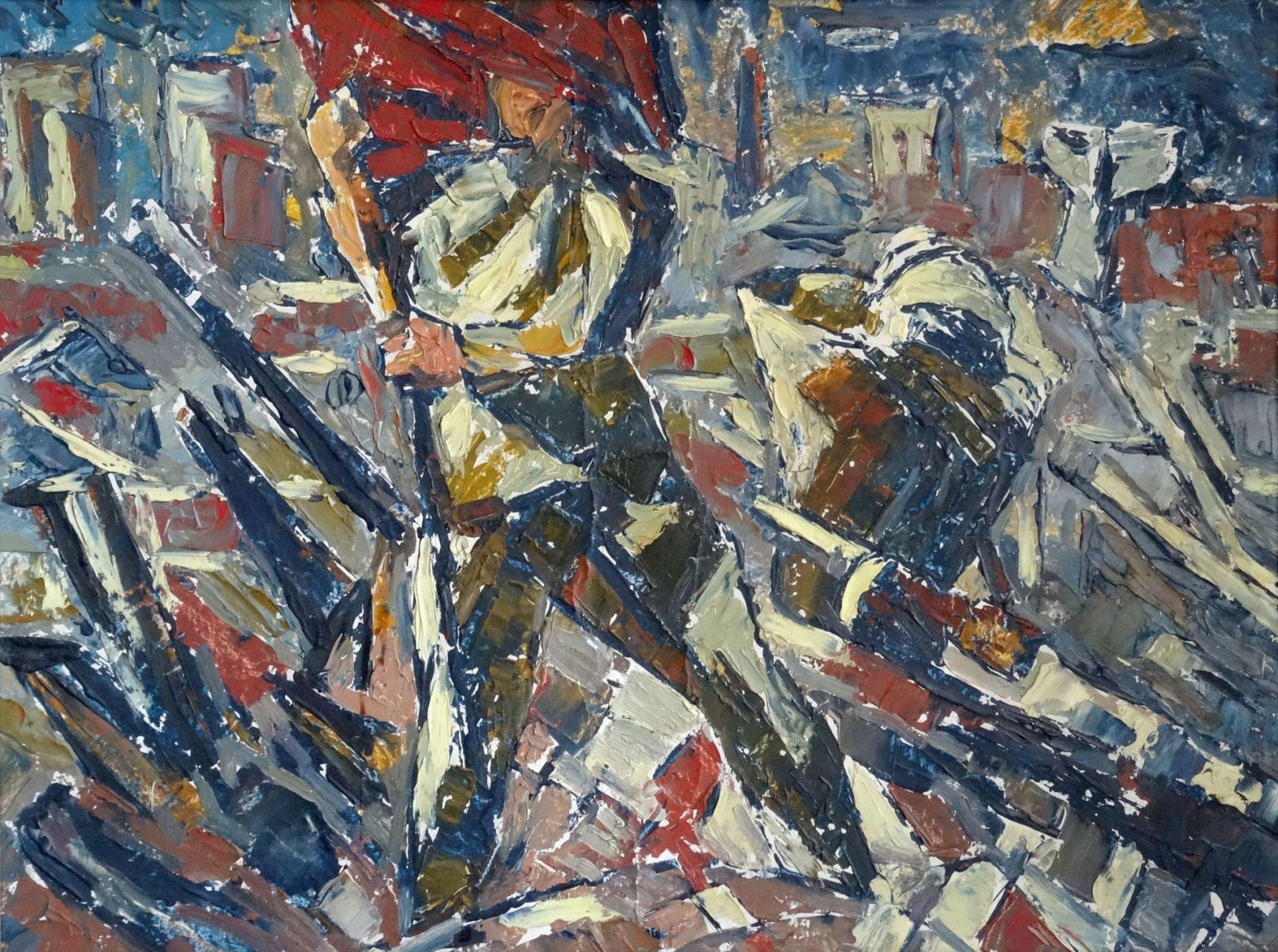 Pace. Olio su cartone, 47x62 cm