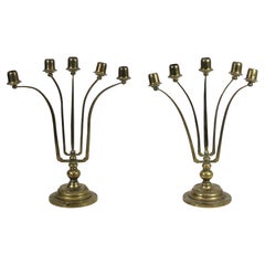 German Early Modernist Peter Behrens Style Candleholders