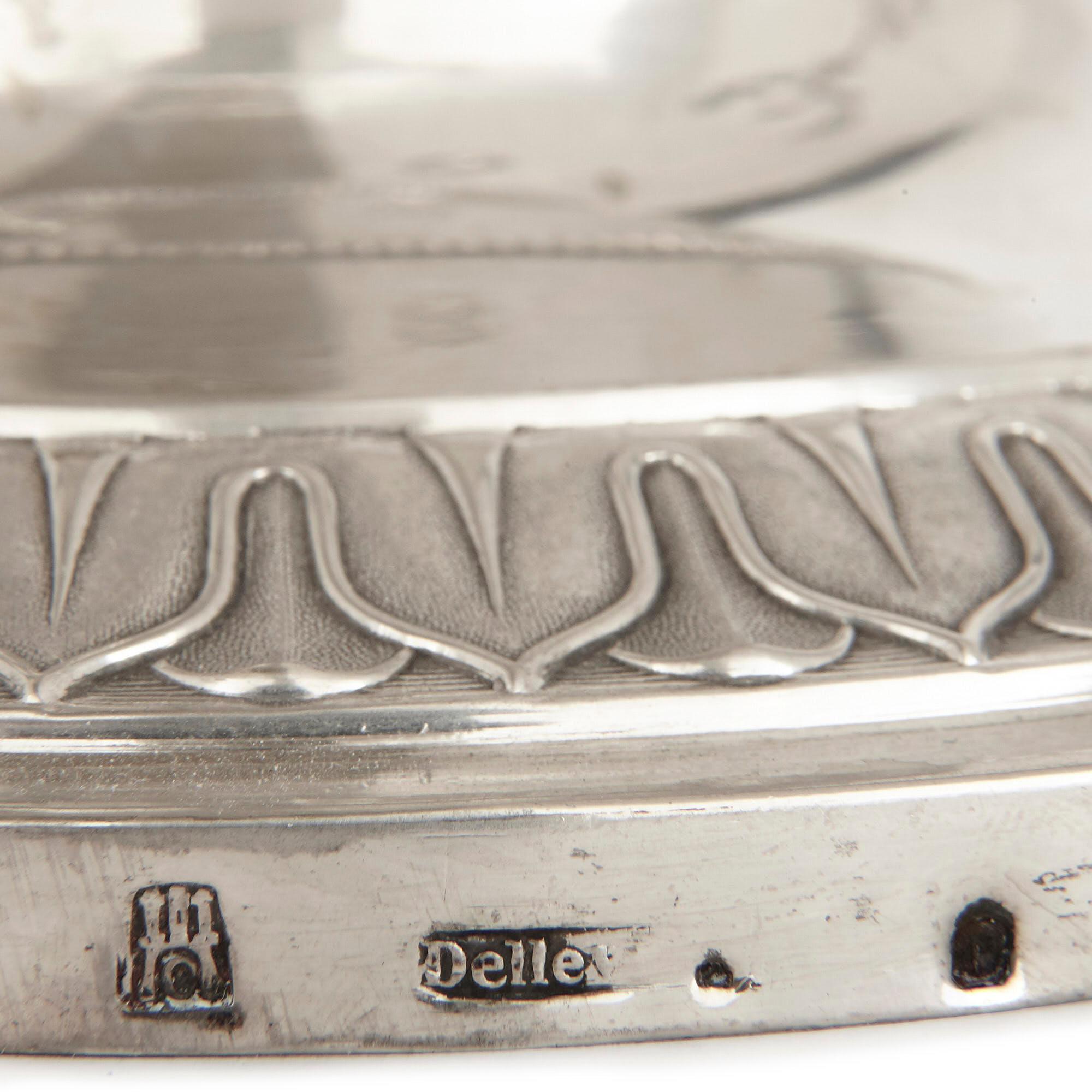 German Empire Period Seven-Piece Silver Candelabra Set For Sale 16
