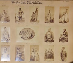 German Ethnographic Study of South African Tribal People Circa 1870's