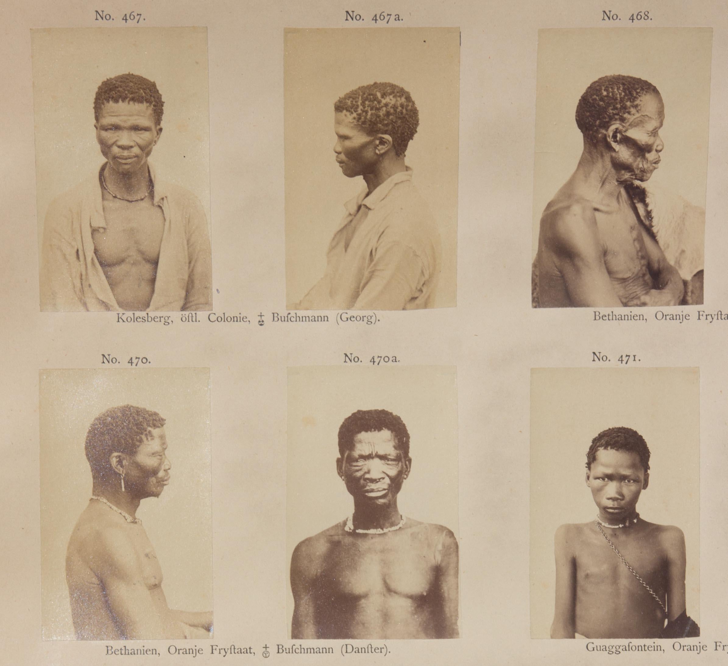 Deutsche ethnografische Studie des südafrikanischen Stammesvolkes, ca. 1870er Jahre (19. Jahrhundert) im Angebot