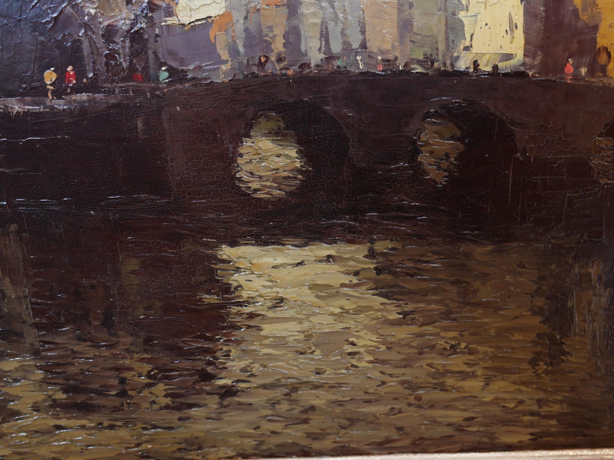 Peinture à l'huile expressionniste allemande d'après Hein Hoppmann en vente 2