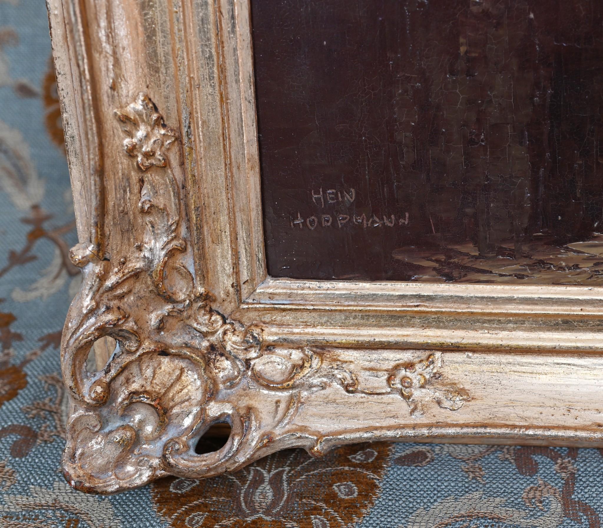 Peinture à l'huile expressionniste allemande d'après Hein Hoppmann en vente 5
