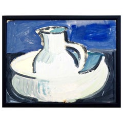 German Expressionist Painting, Painted on Paper, circa 1910-1915