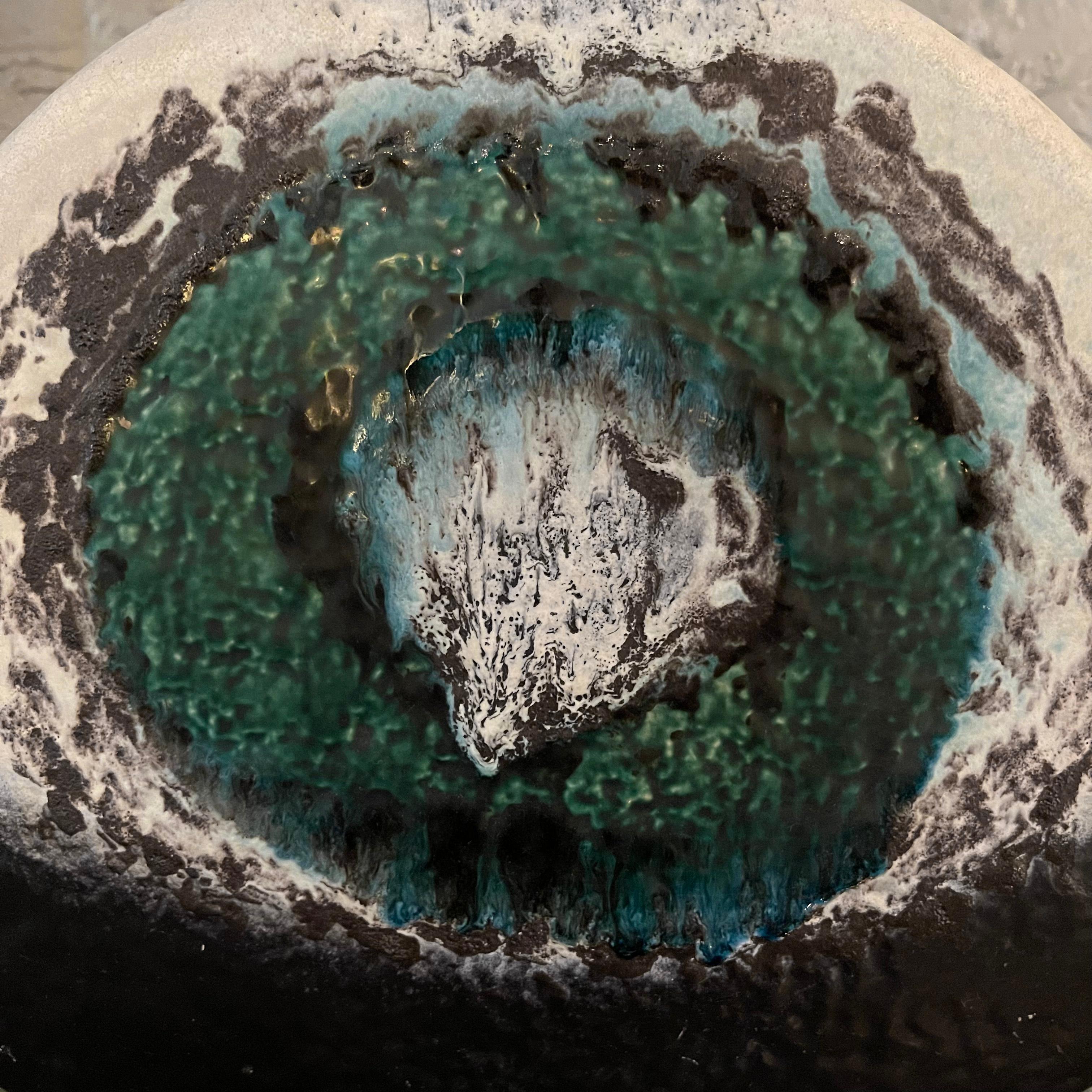 Vaso di lava grassa tedesco della collezione Polar di Dümler & Breiden In condizioni buone in vendita a Brooklyn, NY
