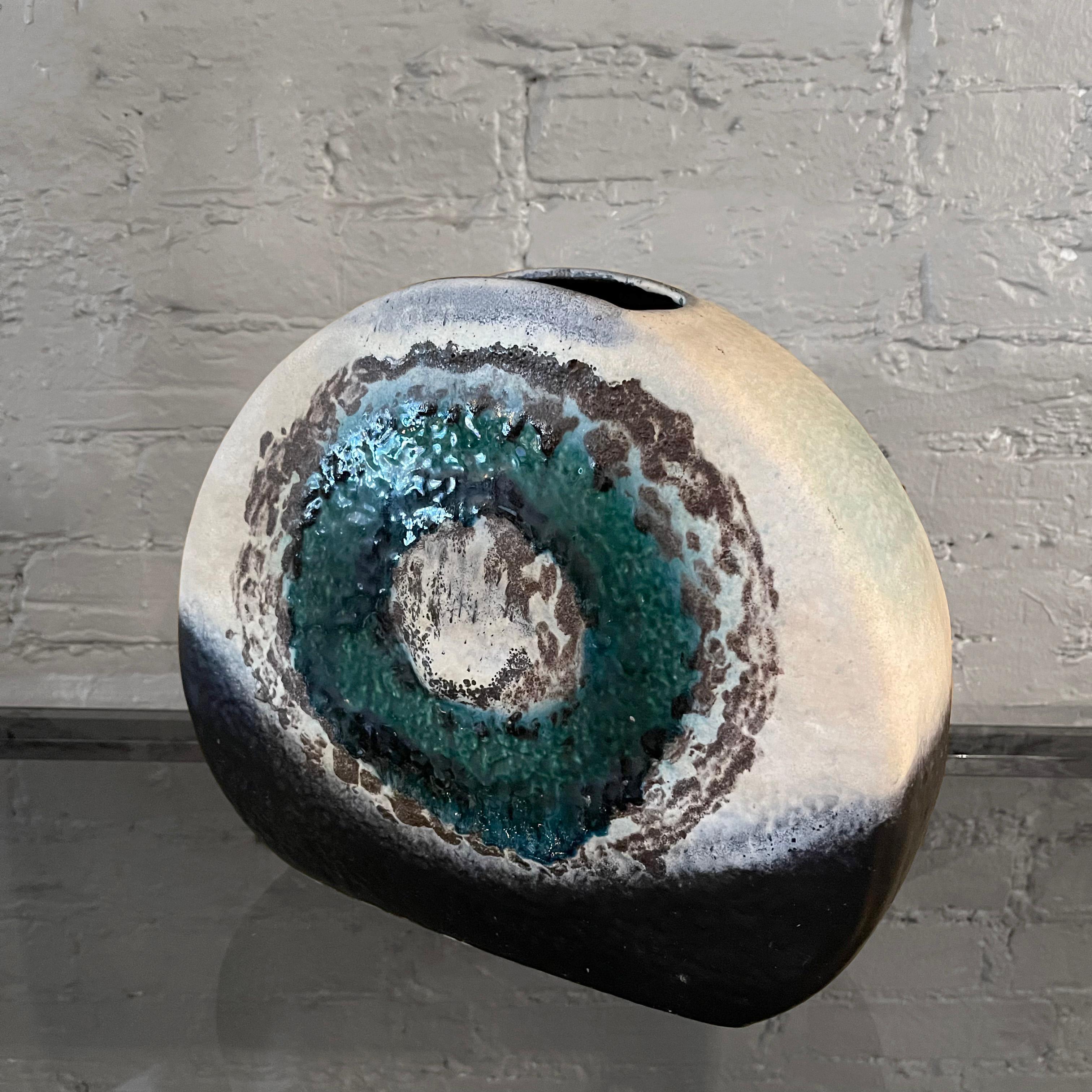 Ceramica Vaso di lava grassa tedesco della collezione Polar di Dümler & Breiden in vendita