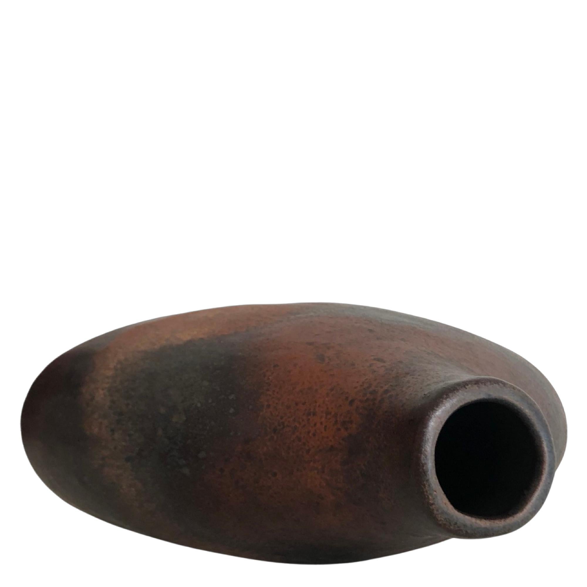 Ceramic Mid-Century Modern Fat Lava Vase by Gerda Heuckeroth for CARSTENS For Sale