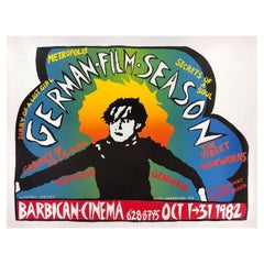 German Film Season: The Cabinet of Dr. Caligari 1982 British Quad Film Poster