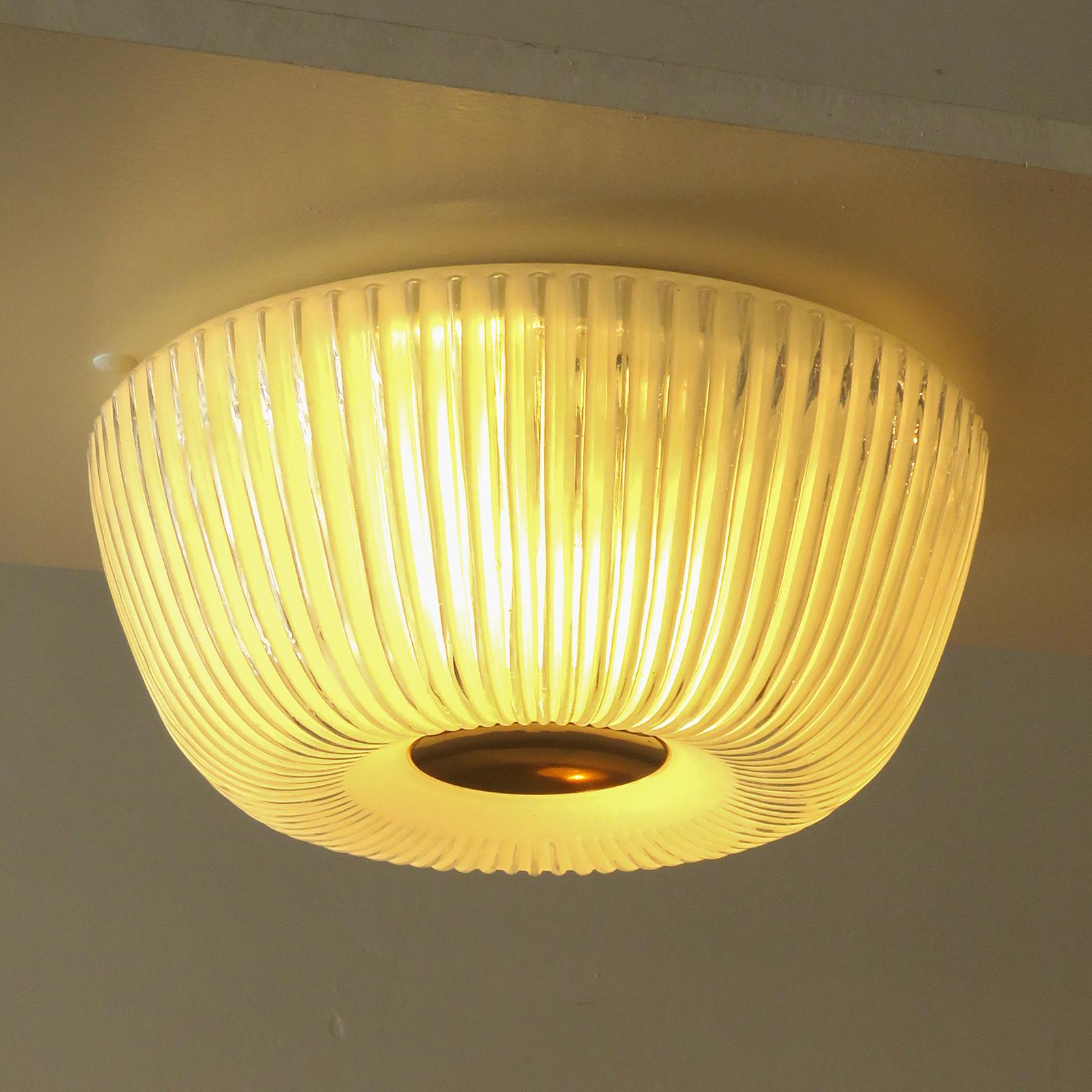 German Flush Mount Light by Limburg, 1960 For Sale 3