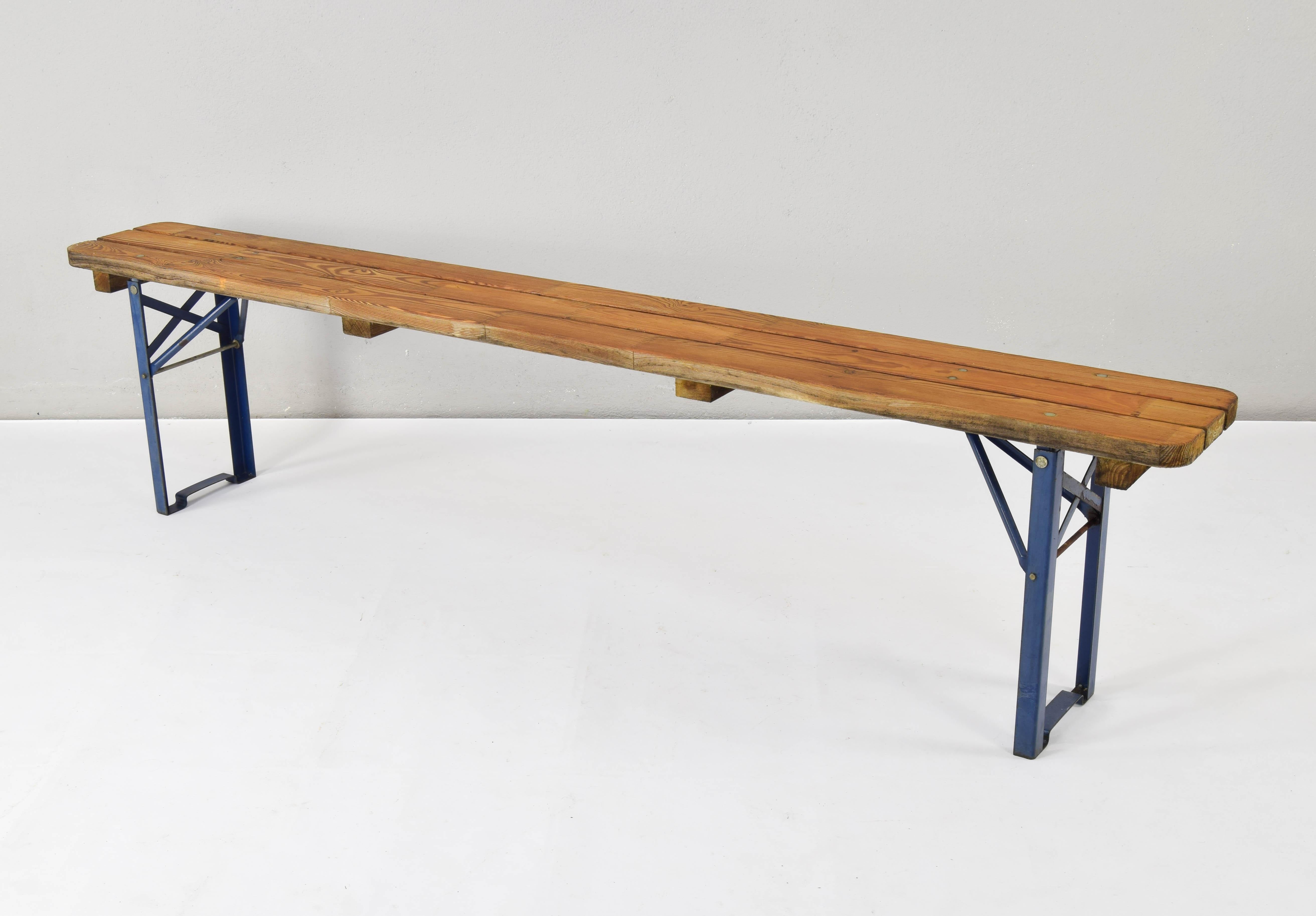 old picnic table