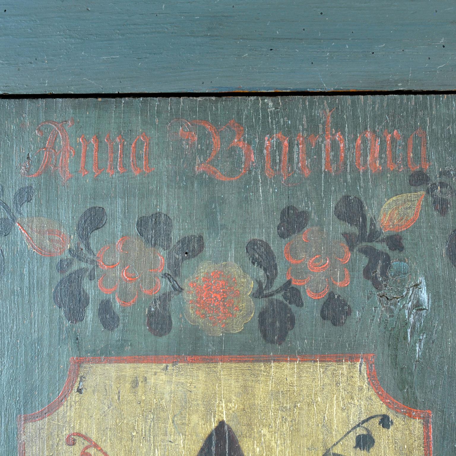 Armadio da sposa in stile folcloristico tedesco, 1809 in vendita 5