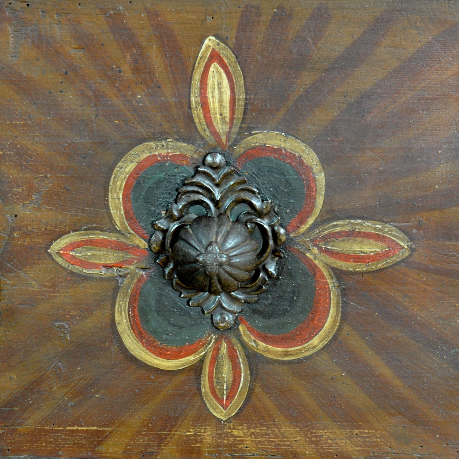Meuble de mariage allemand d'art populaire, 1826 en vente 9