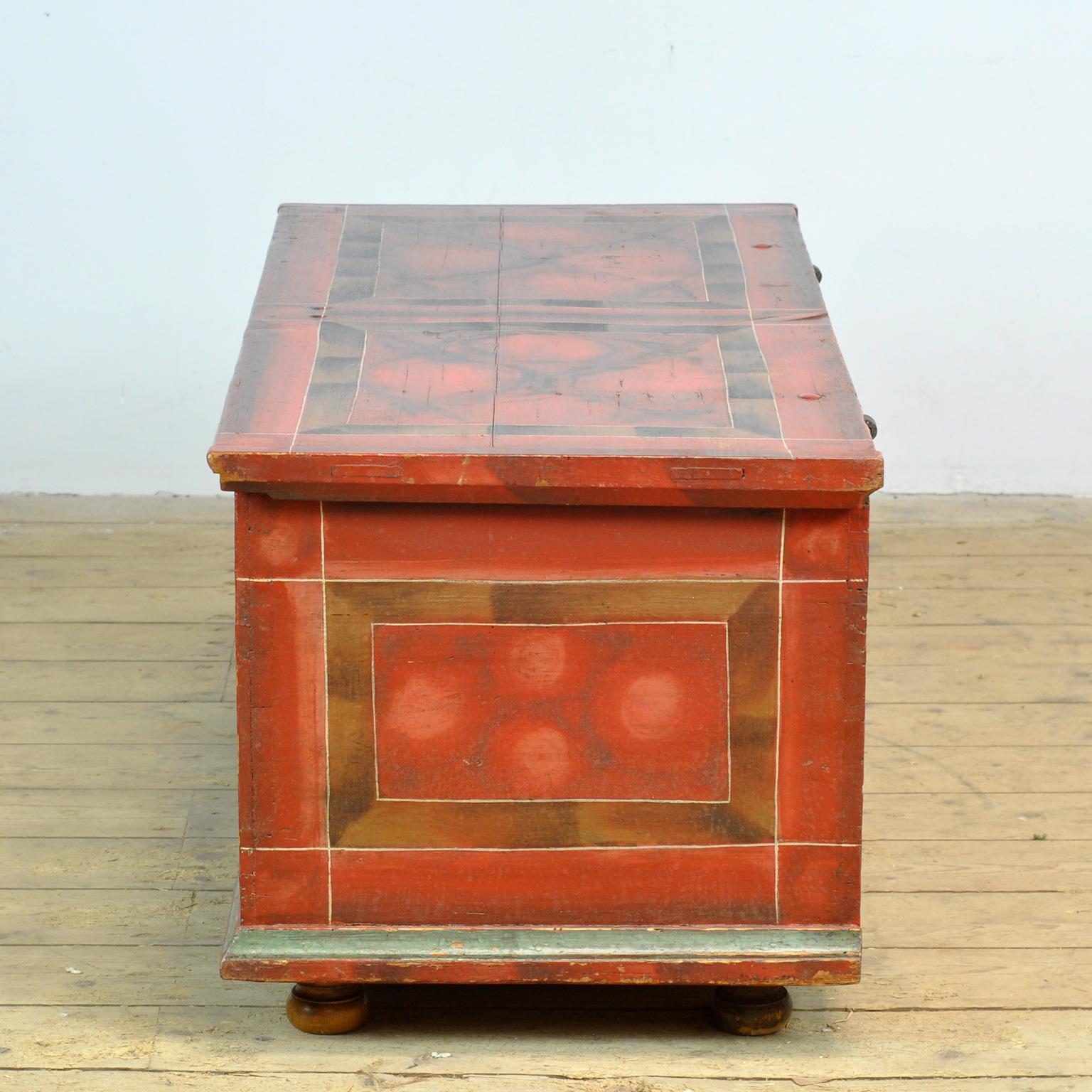 German Folk-Art Bridal Chest, anno 1829 For Sale 8
