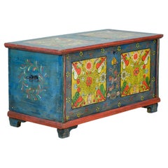 German Folk-Art Bridal Chest, anno 1887