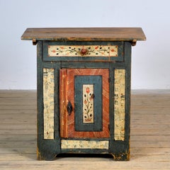 German folk art cabinet, circa 1880