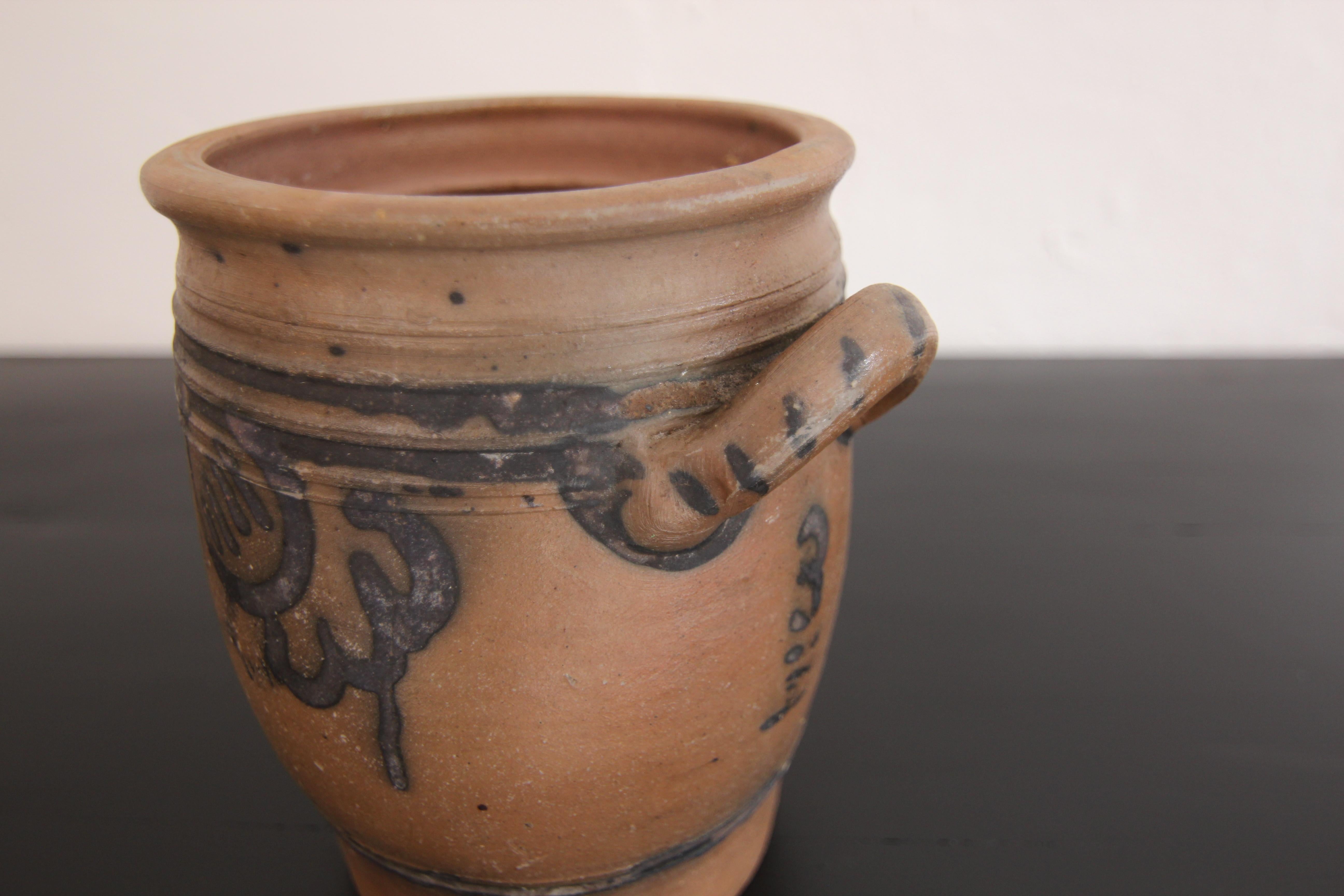 Vaso in gres grigio e blu cobalto della German Folk Art in vendita 9