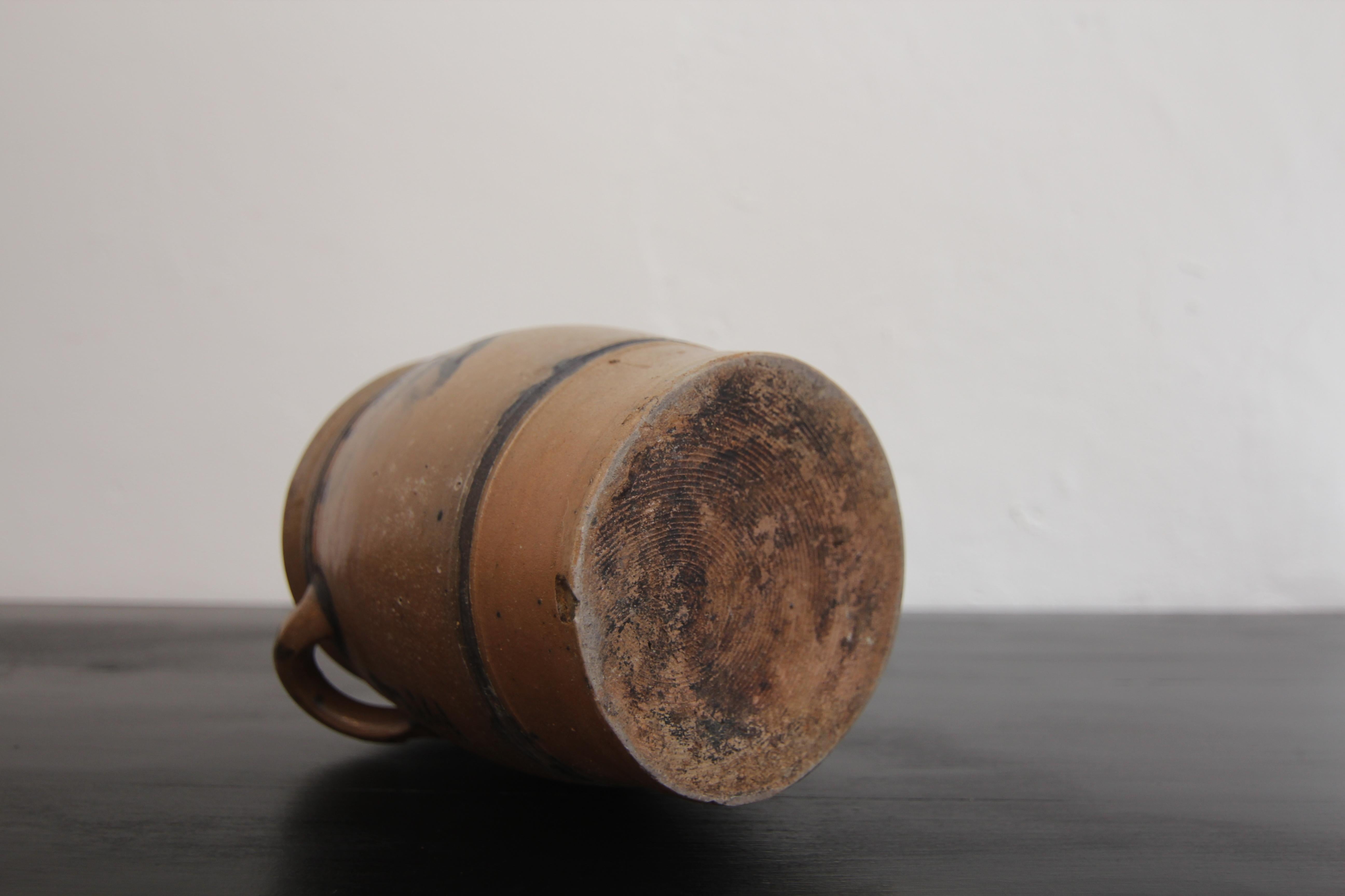 Vaso in gres grigio e blu cobalto della German Folk Art in vendita 12