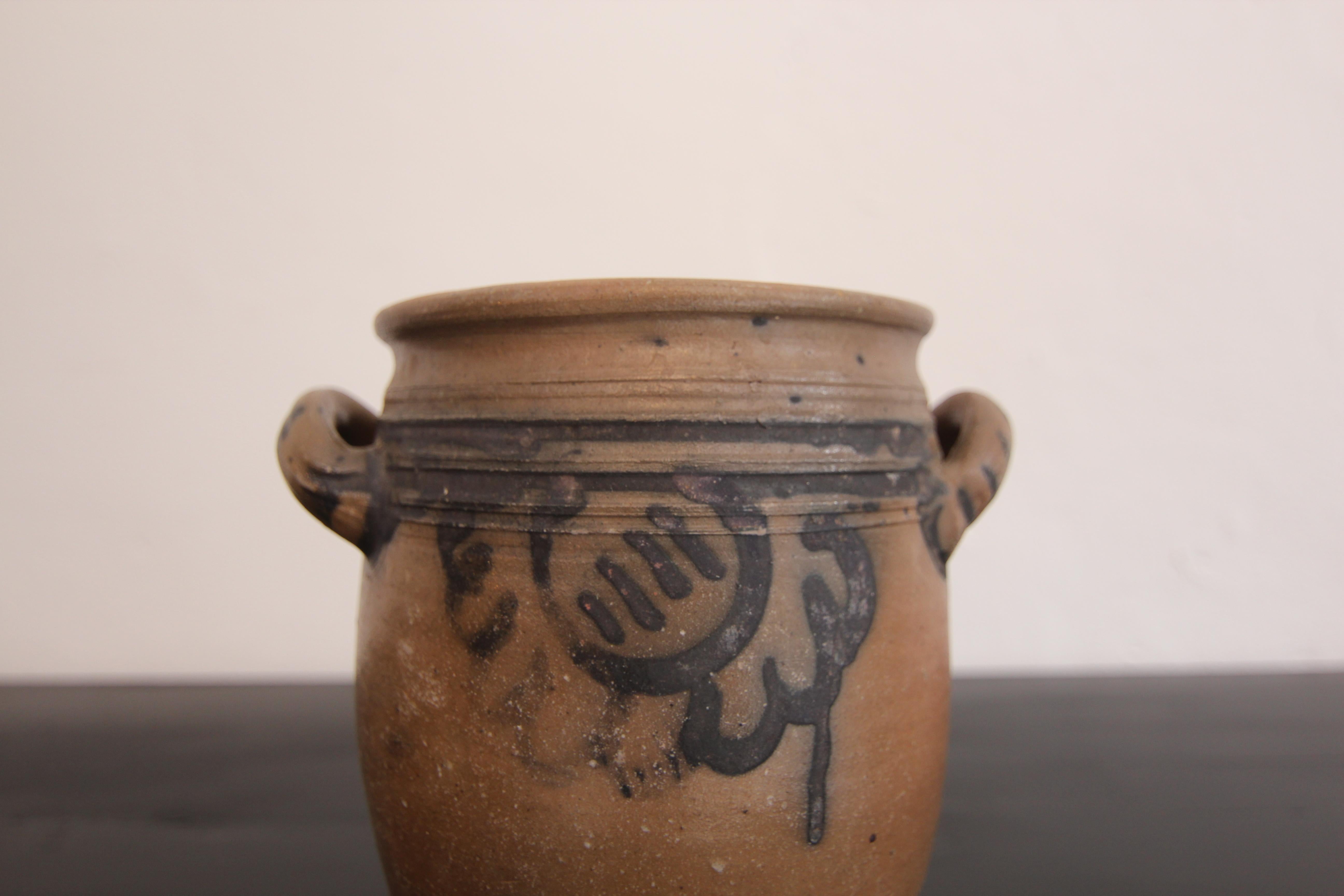 Vaso in gres grigio e blu cobalto della German Folk Art In condizioni buone in vendita a Dusseldorf, DE