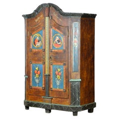 German folk art Wedding Chest, 1842