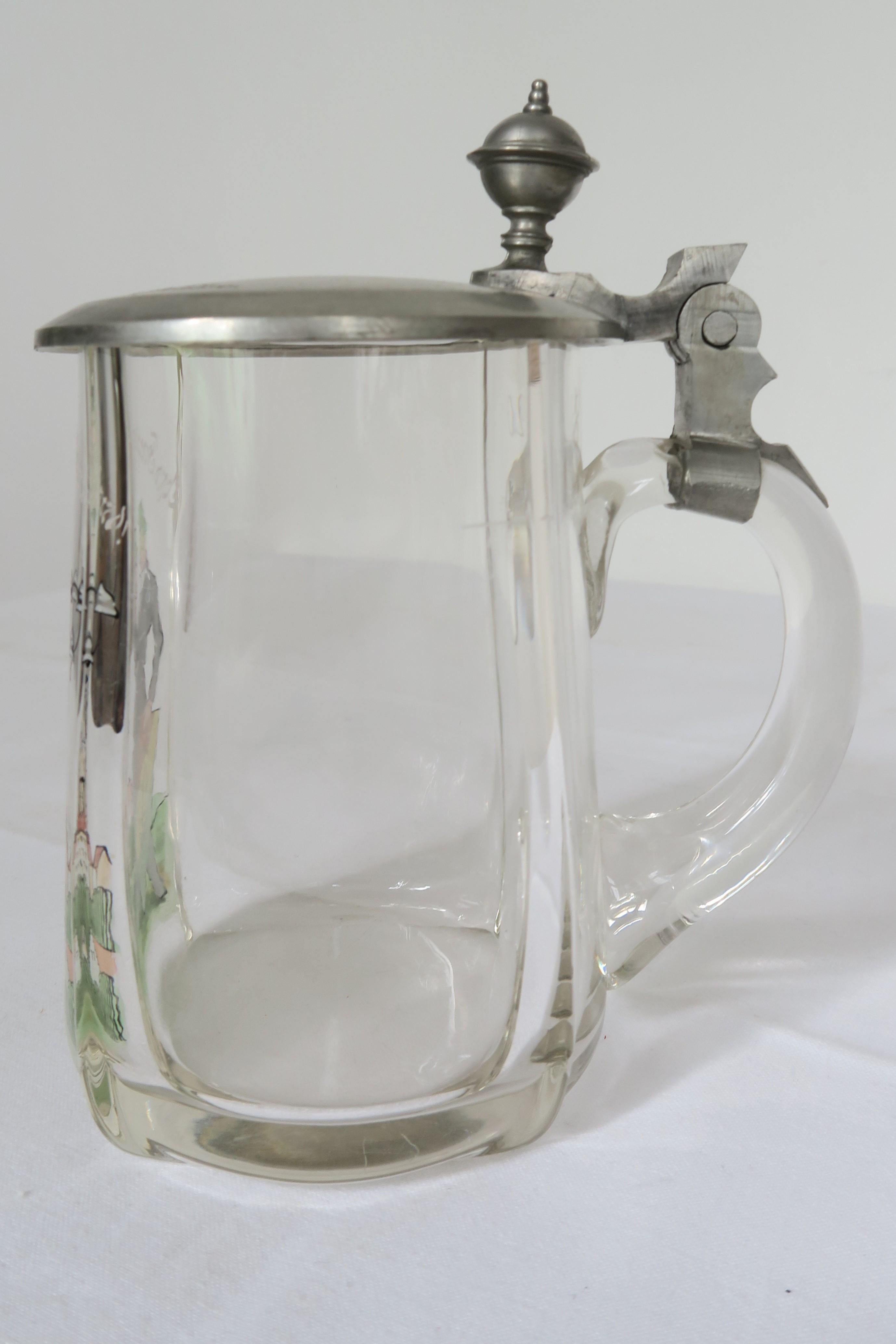 German Fraternity Beer Stein, circa 1900 For Sale 2