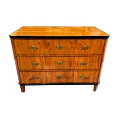 Antique German Fruitwood Commode
