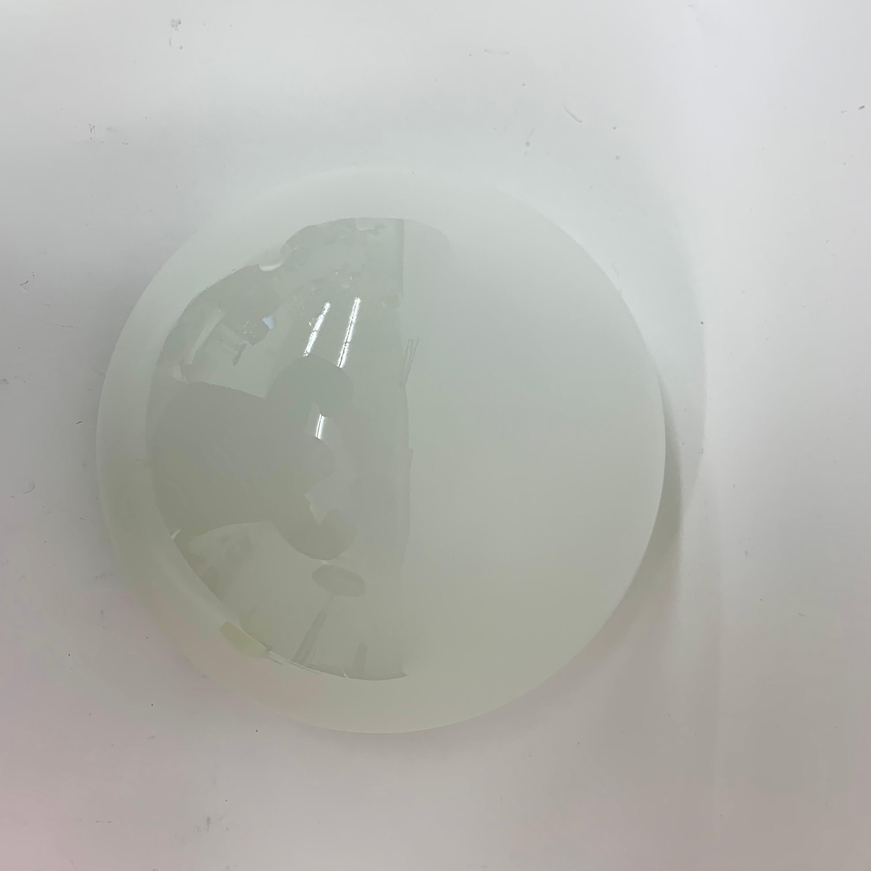 Lampada da soffitto o da parete in vetro tedesco 961 di Wilhelm Wagenfeld per Lindner in vendita 3