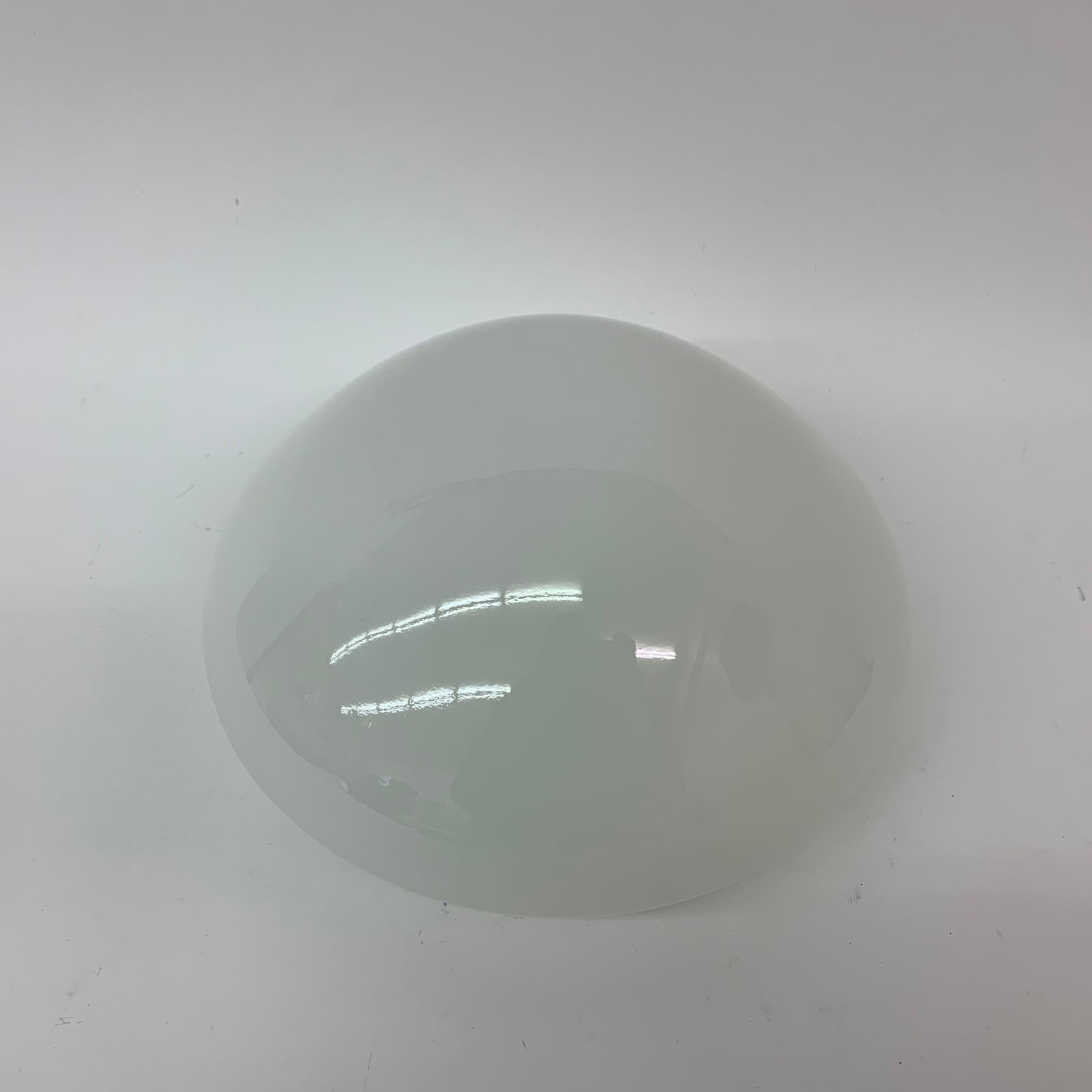 Lampada da soffitto o da parete in vetro tedesco 961 di Wilhelm Wagenfeld per Lindner in vendita 2