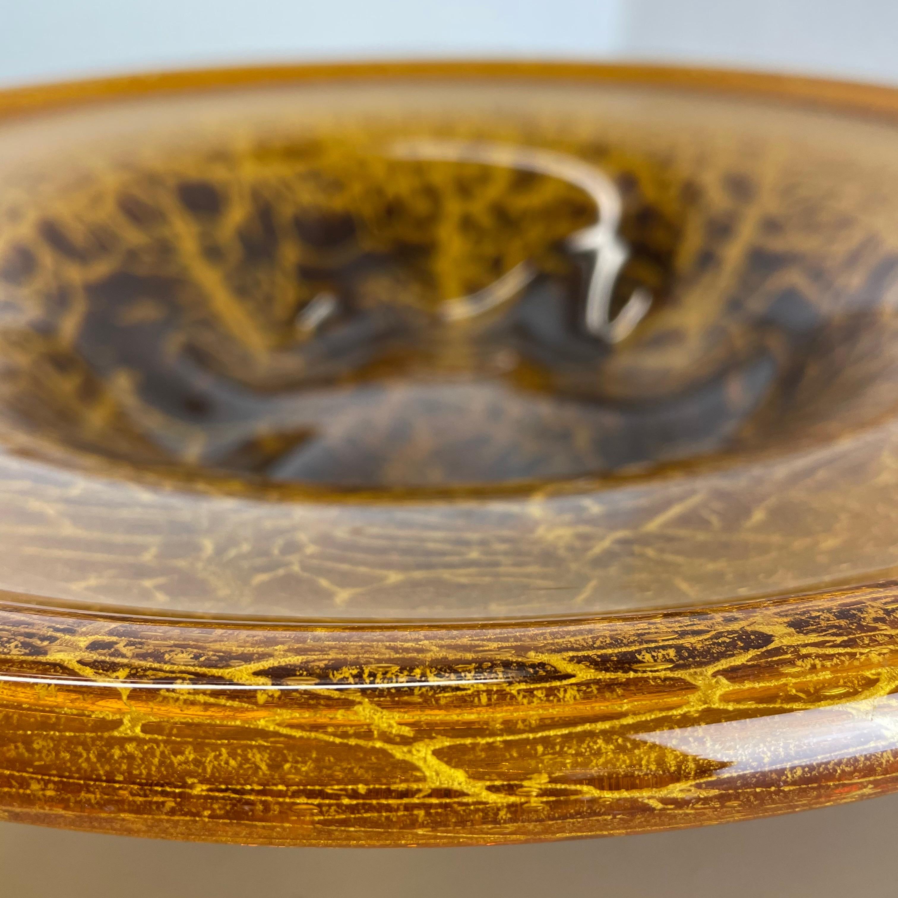 Cuenco de cristal alemán de Karl Wiedmann para WMF Ikora, Art Déco de Baushaus de 1930 en venta 5