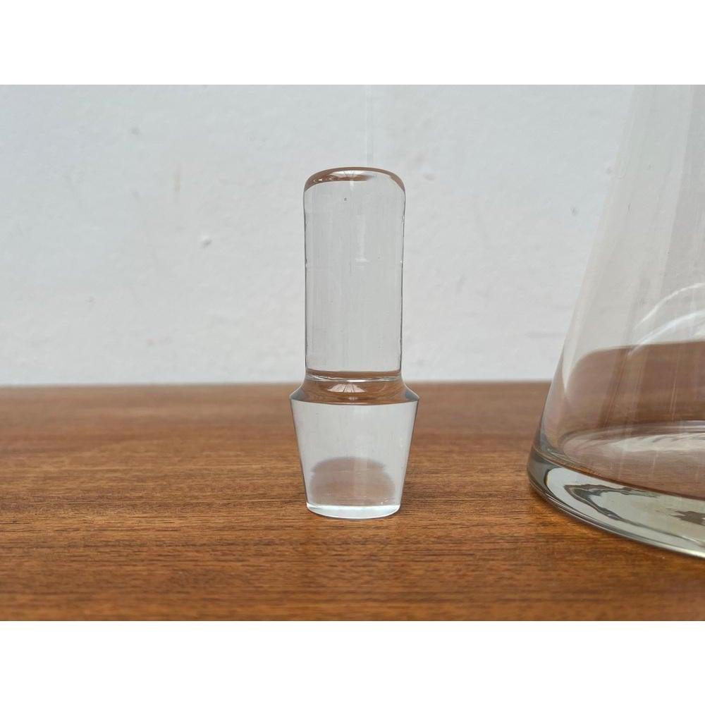 German Glass Carafe from Christinenhütte For Sale 6
