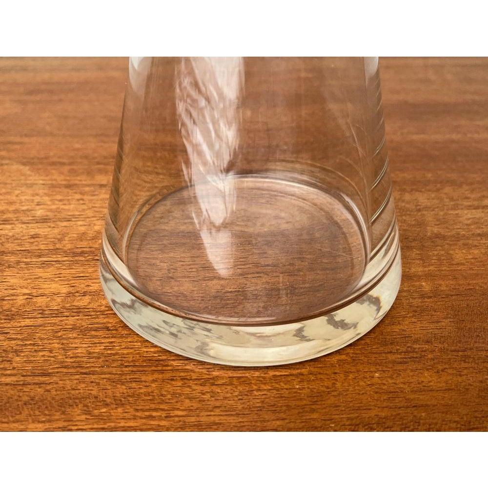 German Glass Carafe from Christinenhütte For Sale 7