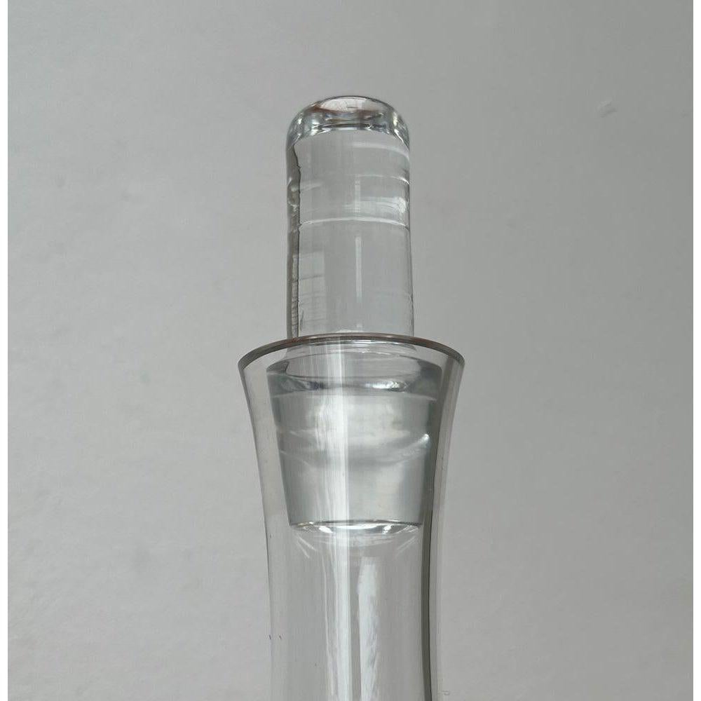 German Glass Carafe from Christinenhütte For Sale 2