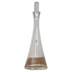 Carafe en verre allemand de Christinenhütte