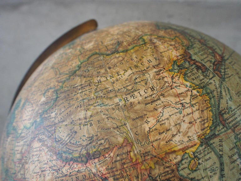 German Globe circa 1900 with Compass For Sale 1stDibs | germany on globe, germany on a globe, globe germany