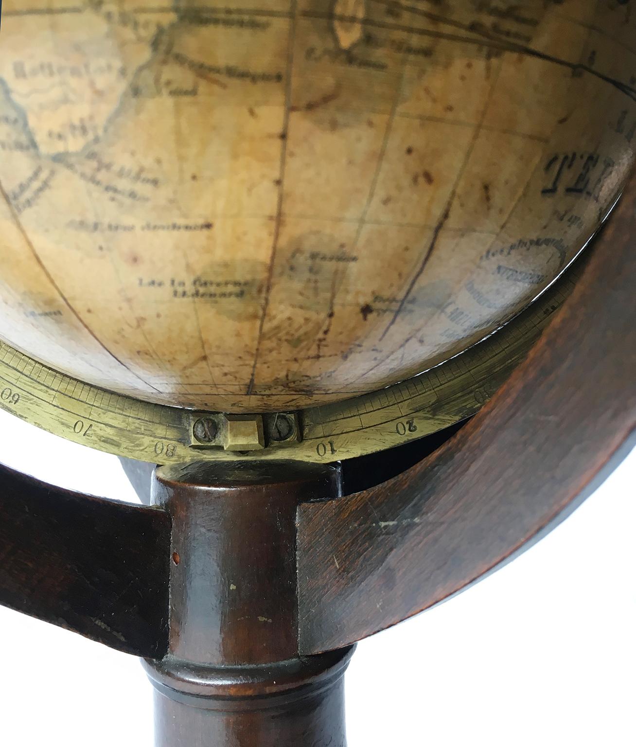 Globo terráqueo alemán de C. Abel-Klinger, Nuremberg, hacia 1860 en venta 9