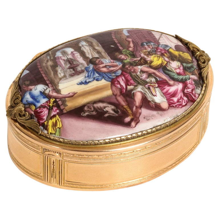 German Mother of Pearl Snuff Box