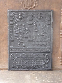 German Gothic Style 'Religious Theme' Fireback / Backsplash