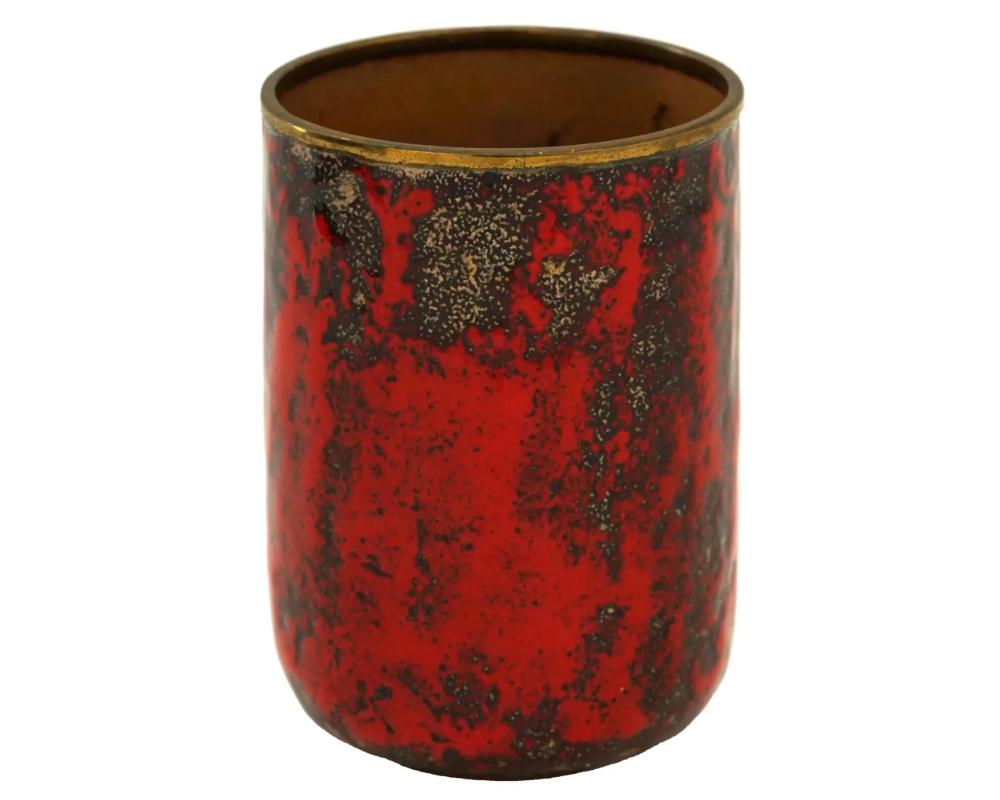 Allemand Tasse à glaçure lave grasse allemande Graflich Ortenburg Manner en vente