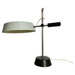 German Green Metal Table Lamp , 1960s