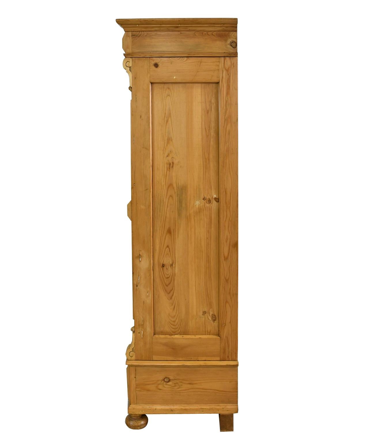 english pine armoire