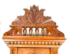 50" Antique 1890 German Gustav Becker Grand Sonnerie Vienna Regulator Wall Clock