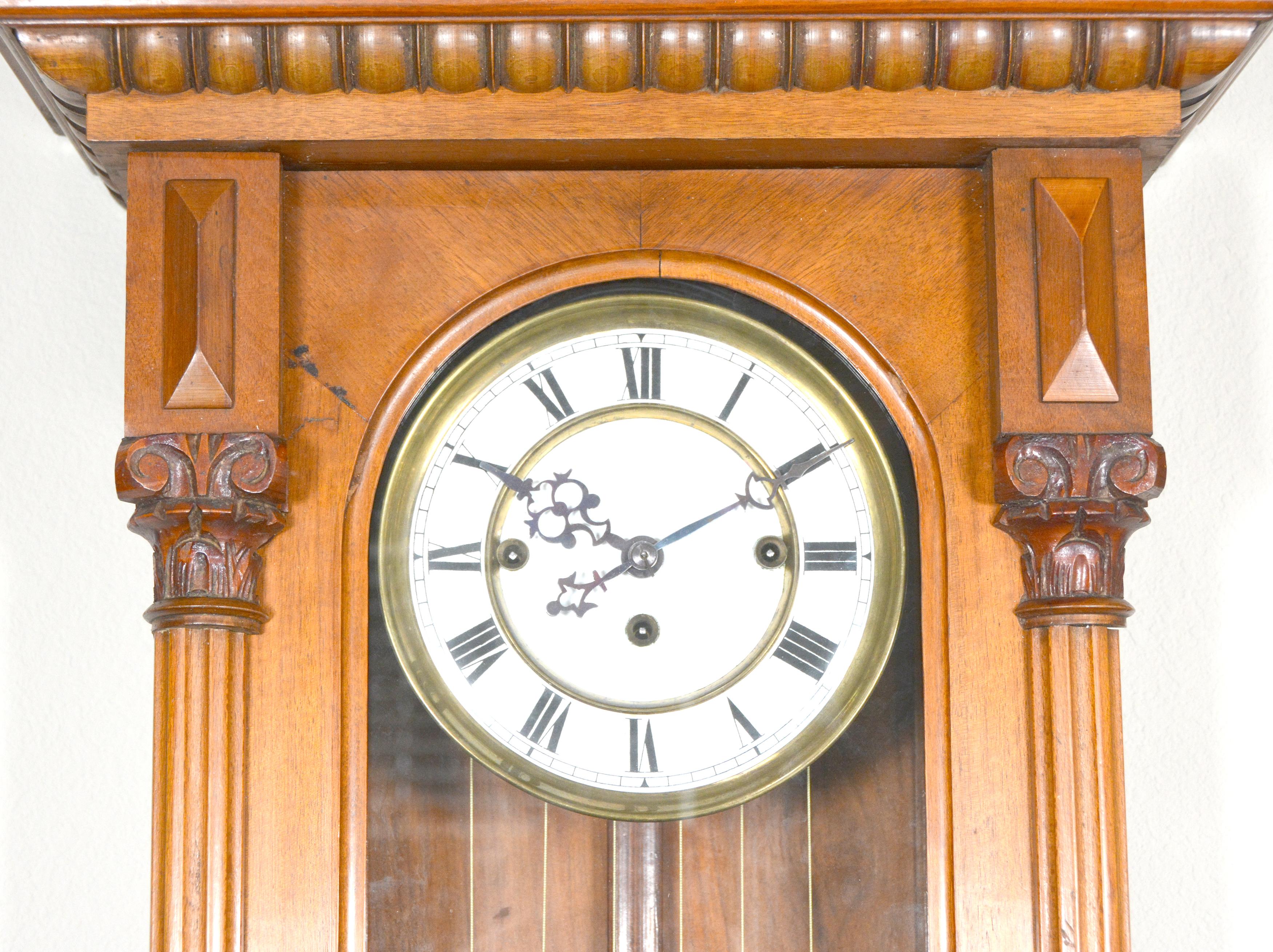 gustav becker grandfather clock