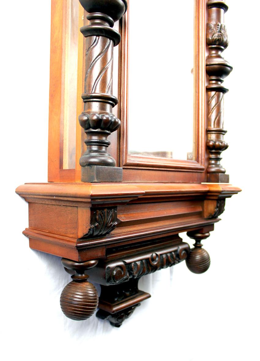 German Gustav Becker 3 Weight Grand Sonnerie Vienna Regulator Wall Clock For Sale 1