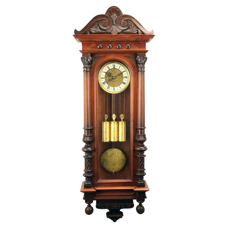 Wiener Regulator Regulator Uhrwerk Einstellen Gustav Becker Antike