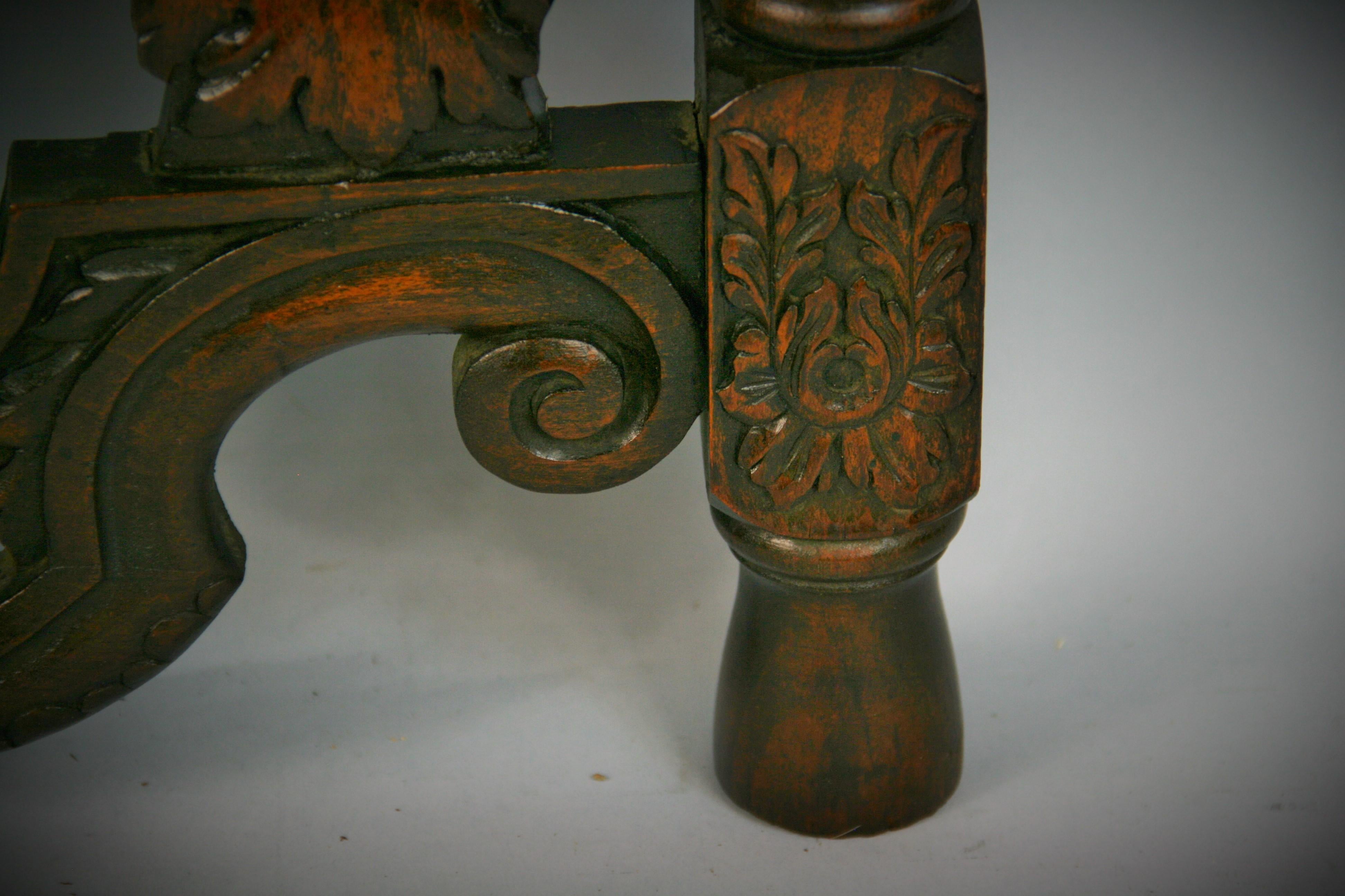 German Hand Carved Wood Architectural Element, Circa 1910 For Sale 7