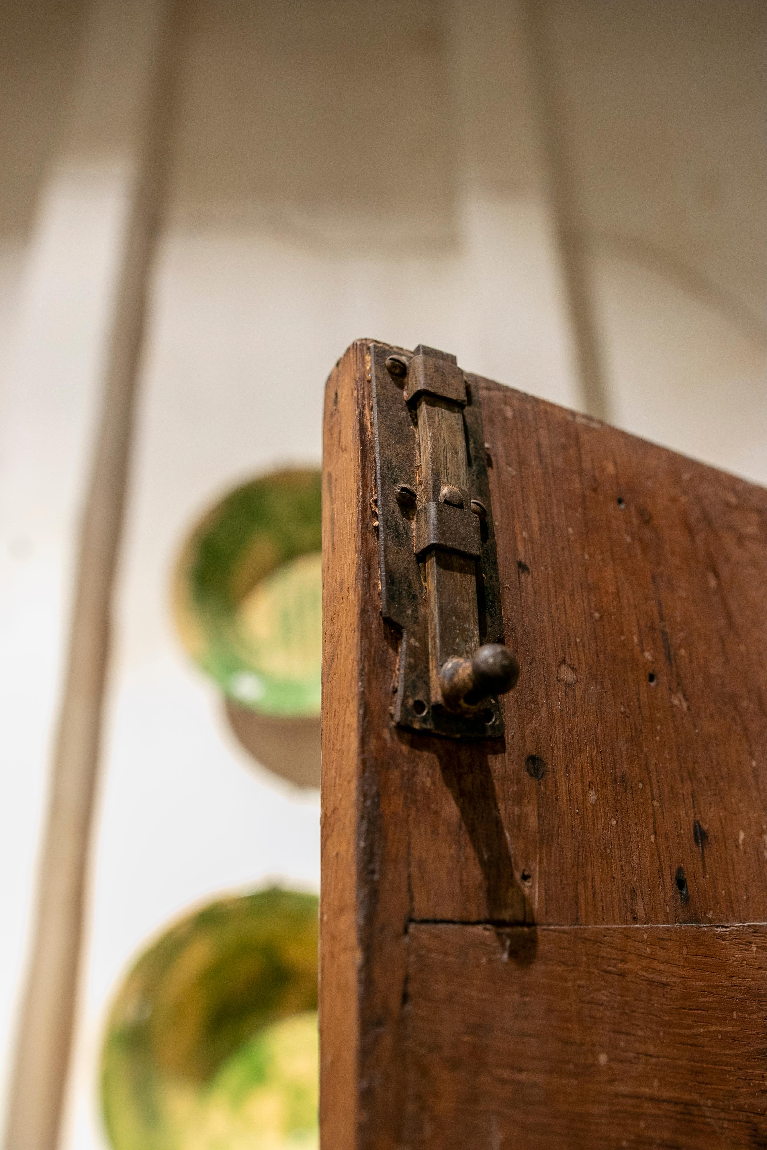 German Hand Carved Wooden Cupboard with Fruit and Angel Scenes 9