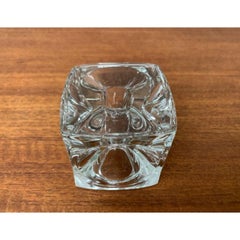 Portacandele tedesco in vetro per cubetti di ghiaccio di Peill & Putzler, anni '70