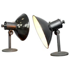 Vintage German Industrial Lamps, circa 1950s